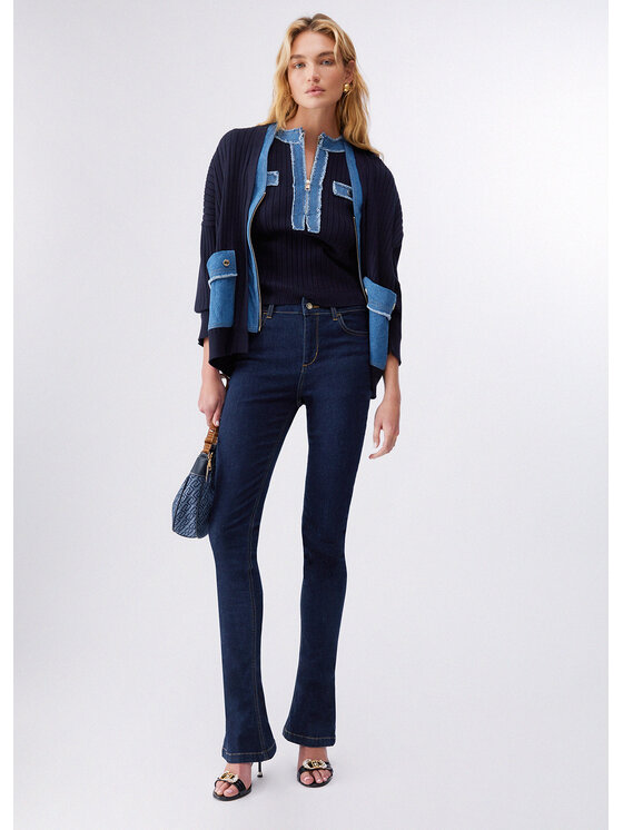 Liu Jo Liu Jo Cardigan WA6335MS99EL9049 Blu Regular Fit