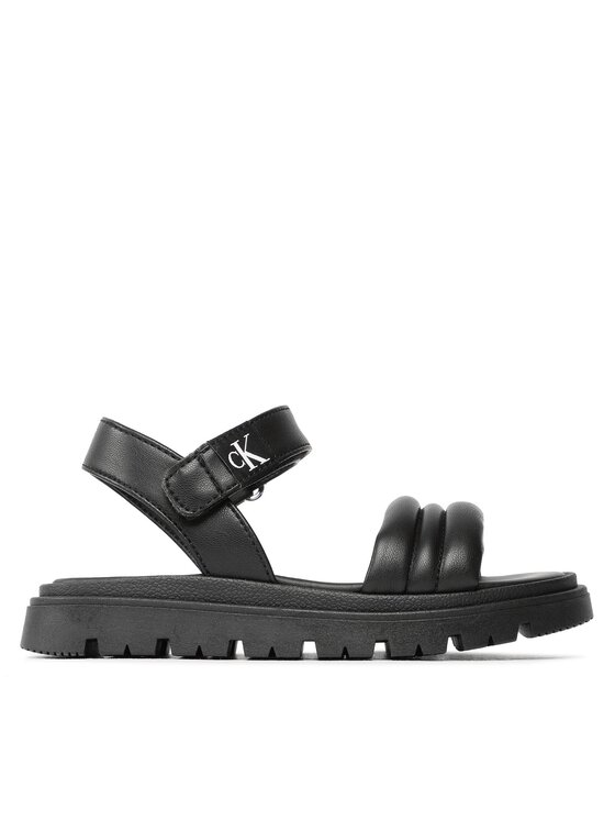Sandale Calvin Klein Jeans Velcro Sandal V4A2-80512-1614 Negru