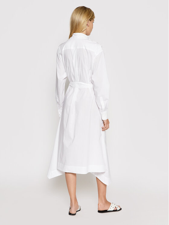 Vestito chemisier 21EI2P0H0710650 Bianco Regular