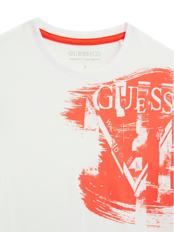 Guess Guess T-shirt L6GI20 K8HM4 Bijela Regular Fit