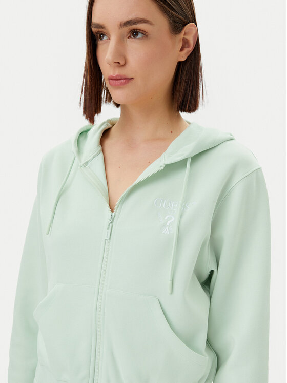 Guess Guess Felpa V5RQ20 KC3D2 Verde Regular Fit