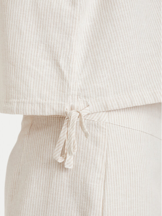 Tommy Jeans Tommy Jeans Top DW0DW22779 Helebeež Regular Fit