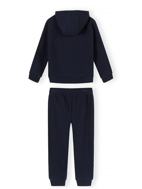 minoti minoti Komplet dresowy 33FLEECE299 Granatowy Slim Fit