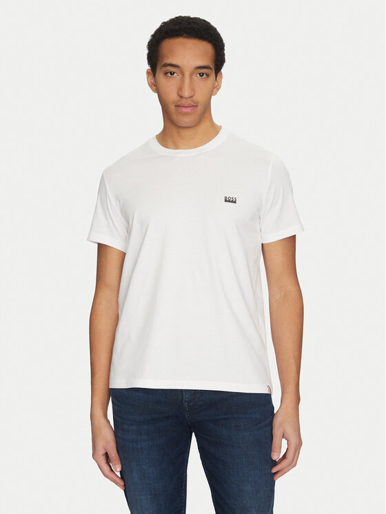 BOSS BOSS T-Shirt 50531401 Biały Regular Fit