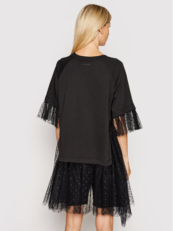Red Valentino Felpa VR0MF07I Nero Regular Fit Modivo