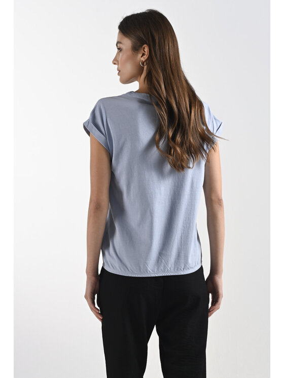 Femestage Femestage T-Shirt Femestage AB BASE TSH1531-012 Modrá Regular Fit
