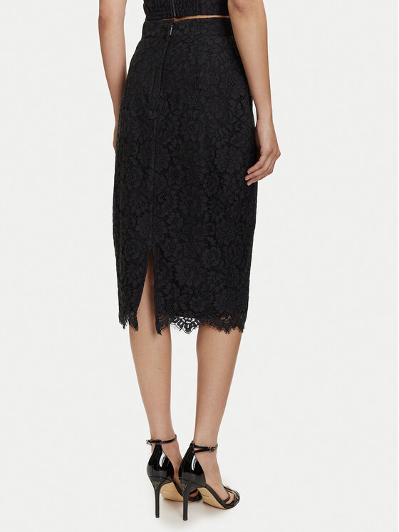 Guess Guess Пола тип молив W5YD12 WHD00 Черен Regular Fit