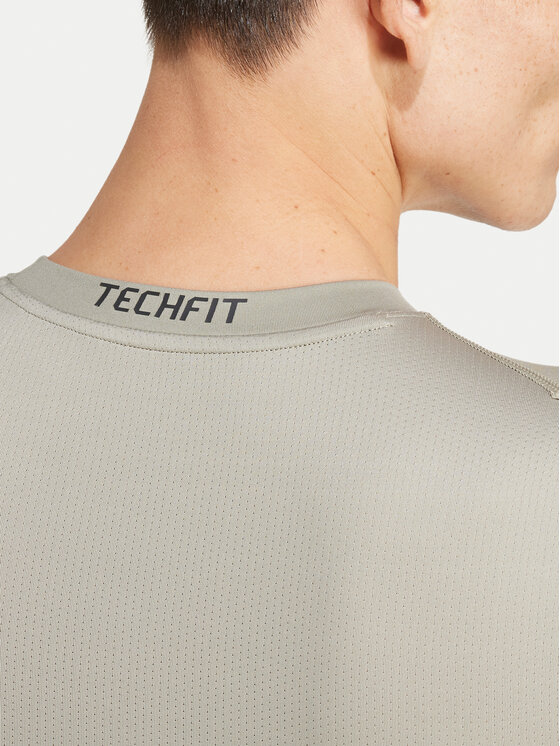 adidas adidas Techniniai marškinėliai Techfit Compression JE6700 Žalia Slim Fit