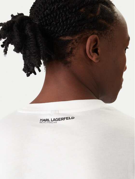 KARL LAGERFELD KARL LAGERFELD T-Shirt A2M46038 Bílá Regular Fit