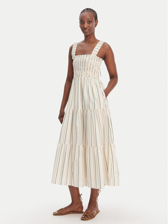 Seafolly Seafolly Sommerkleid Faithfull 55649-DR Beige Regular Fit