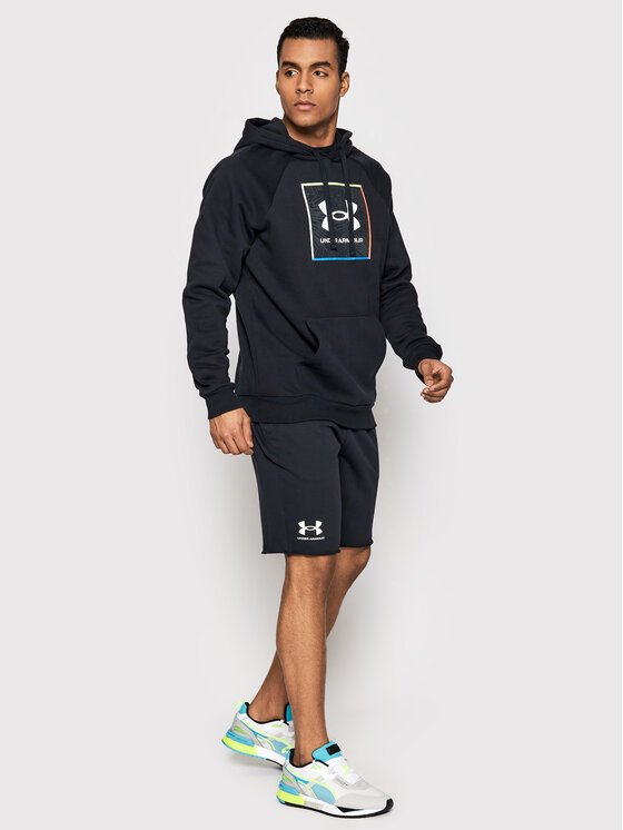 Under Armour Under Armour Sportske kratke hlače Ua Rival Terry 1361631 Crna Regular Fit