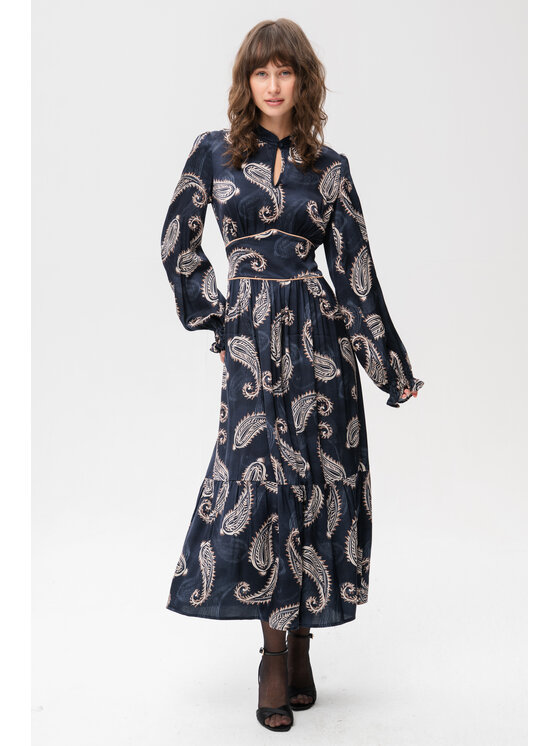 blue shadow blue shadow Sukienka codzienna Matylda-2 Szary Regular Fit