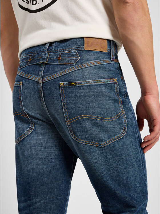 Lee Lee Jeansy BROOKLYN Niebieski Straight Fit