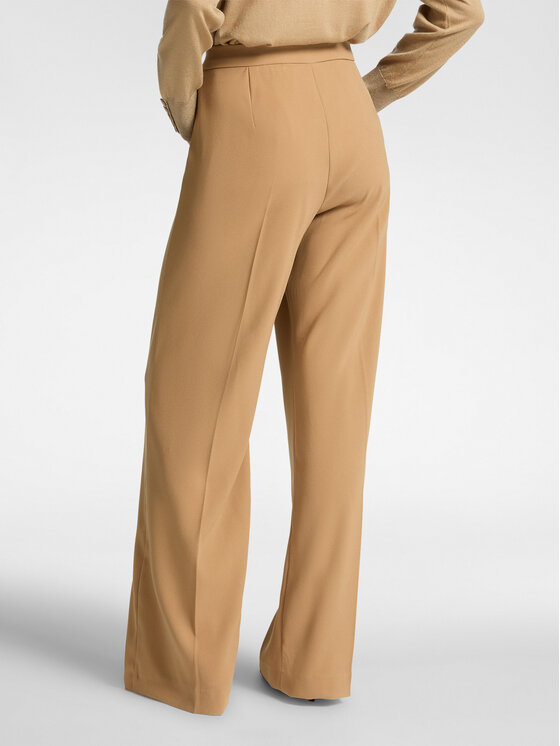 Elena Mirò Elena Mirò Pantaloni di tessuto P163P000359N052 Crema Regular Fit