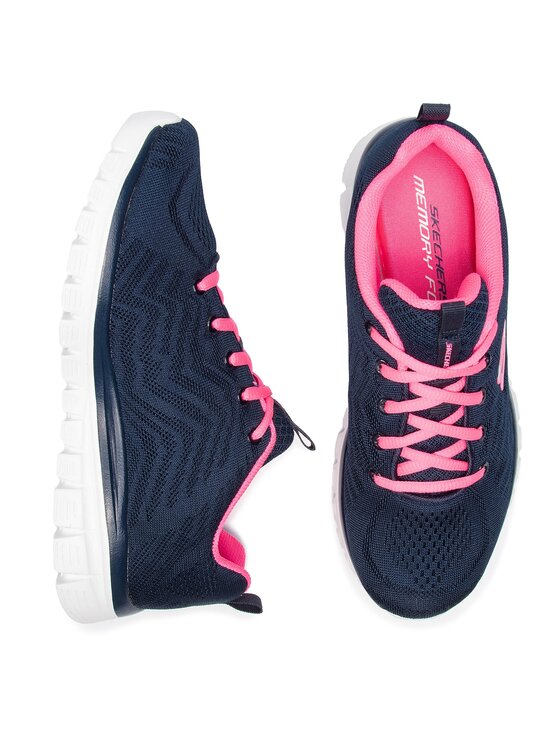 Skechers Skechers Sneakersy Get Connected 12615/NVHP Granatowy