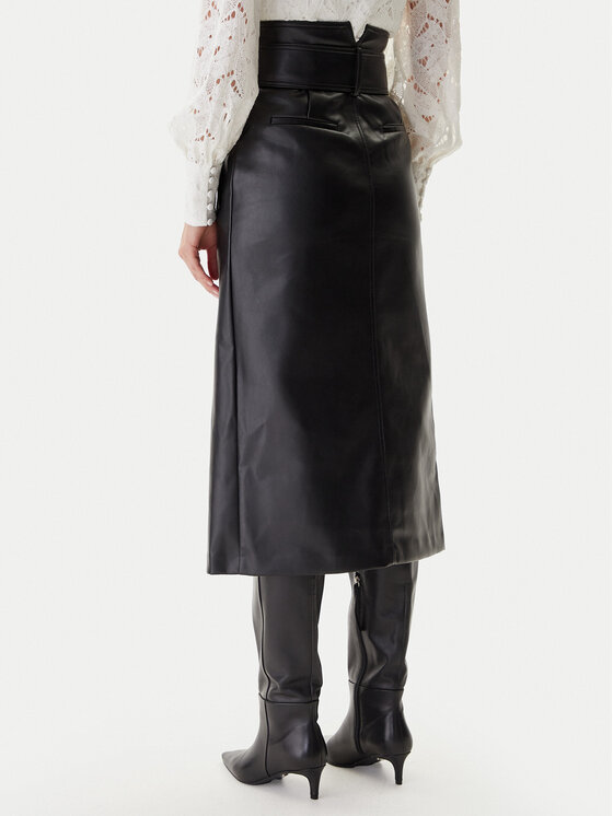 Morgan Morgan Gonna in similpelle 242-JADY Nero Regular Fit