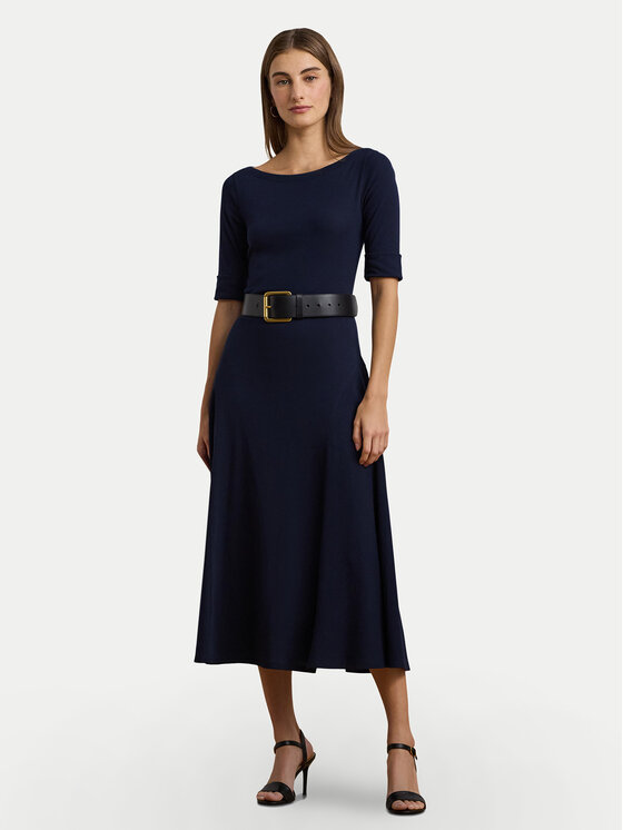 LAUREN RALPH LAUREN LAUREN RALPH LAUREN Každodenní šaty 200973599002 Tmavomodrá Slim Fit