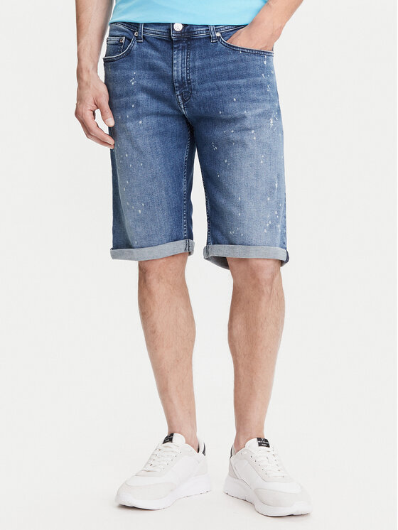 KARL LAGERFELD KARL LAGERFELD Džínové šortky 265820 552832 Tmavomodrá Regular Fit