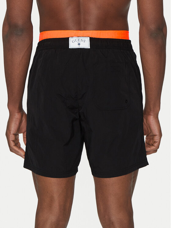 Guess Guess Kupaće gaće i hlače F5GT12 WH1C2 Crna Regular Fit
