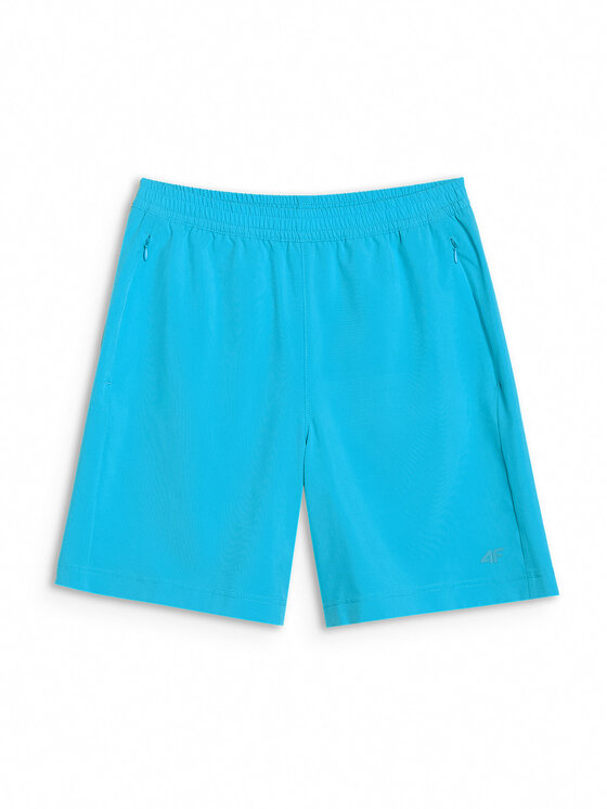 4F 4F Szorty materiałowe BEACHWEAR BASIC Niebieski Regular Fit