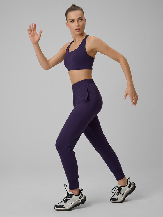 4F 4F Spodnie dresowe MULTI ACTIVE Fioletowy Regular Fit