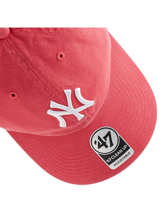 47 Brand 47 Brand Cappellino Mlb New York Yankees 47 Clean Up B-RGW17GWSNL-BE Rosso