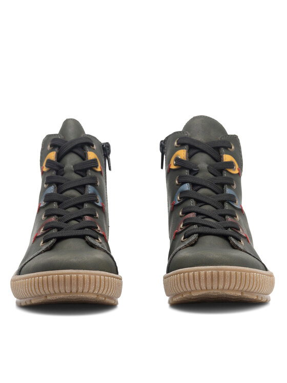 Rieker Rieker Schnürschuhe N0711-54 Grün