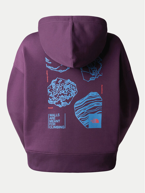 The North Face The North Face Mikina NF0A880P Fialová Regular Fit
