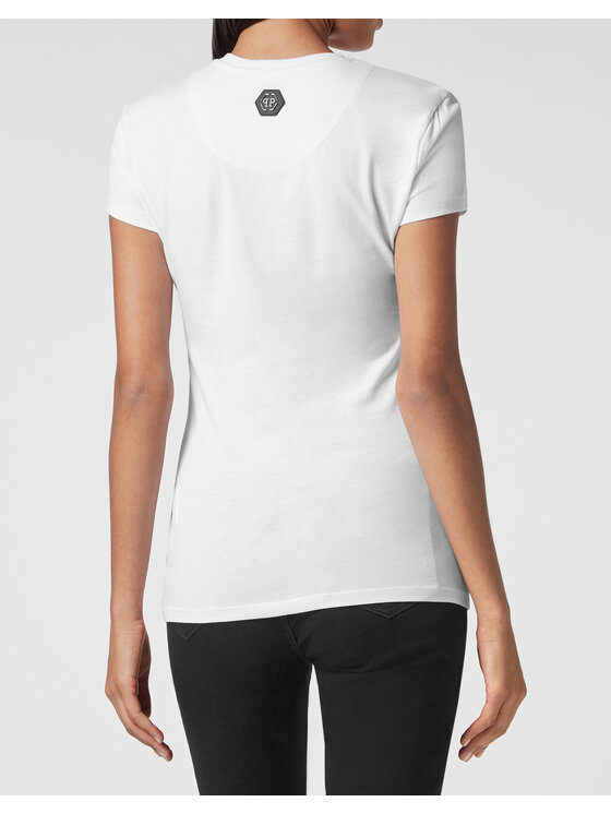 PHILIPP PLEIN PHILIPP PLEIN T-Shirt 2277 Biały Regular Fit
