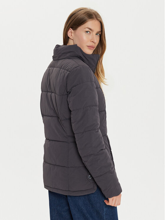 Fransa Fransa Télikabát Marna 20613795 Fekete Regular Fit