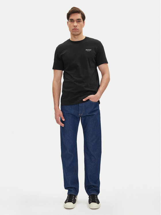 Mustang Mustang T-Shirt Austin 1016273 Czarny Regular Fit