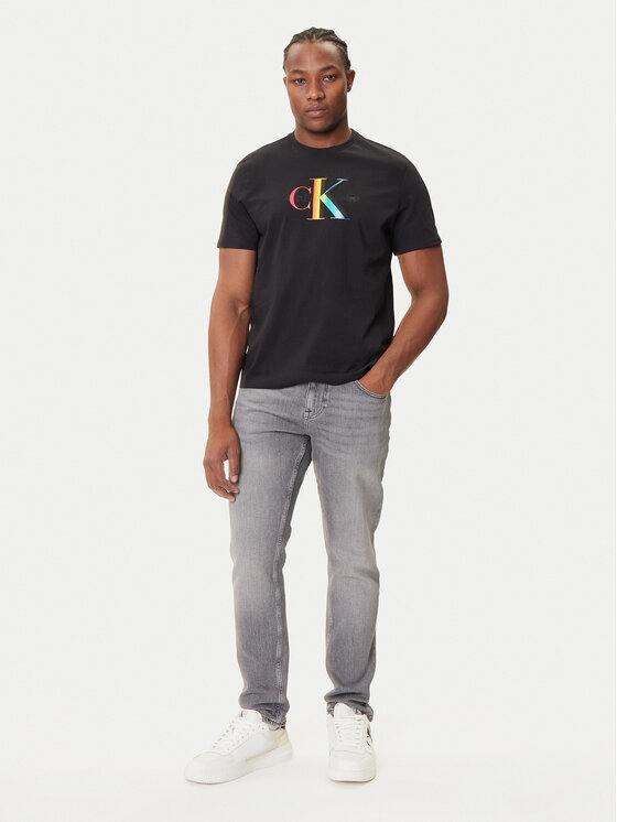 Calvin Klein Jeans Calvin Klein Jeans T-Shirt Pride Graphic LV04RC800G Czarny Regular Fit