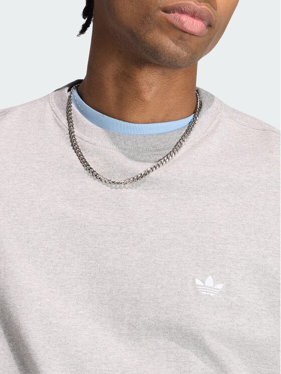 adidas adidas Longsleeve 165312 Szary jasny Loose Fit