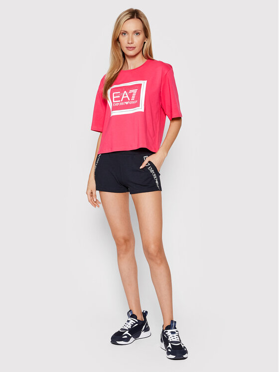 T-shirt 3LTT28 TJ2HZ 1410 Rosa Relaxed Fit