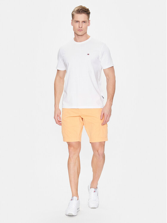Napapijri Napapijri Tricou Salis NP0A4H8D Alb Regular Fit