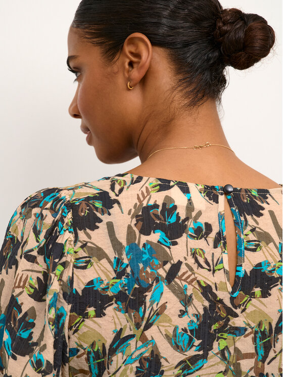 Kaffe Kaffe Majica Olga 10507643 Šarena Loose Fit