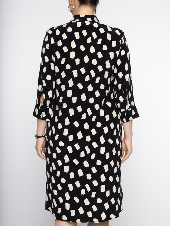 Persona by Marina Rinaldi Persona by Marina Rinaldi Vestito chemisier 1222199 Nero Regular Fit