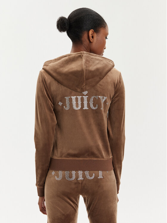 Juicy Couture Juicy Couture Pulóver Rodeo Robertson JCBAS223822 Barna Slim Fit