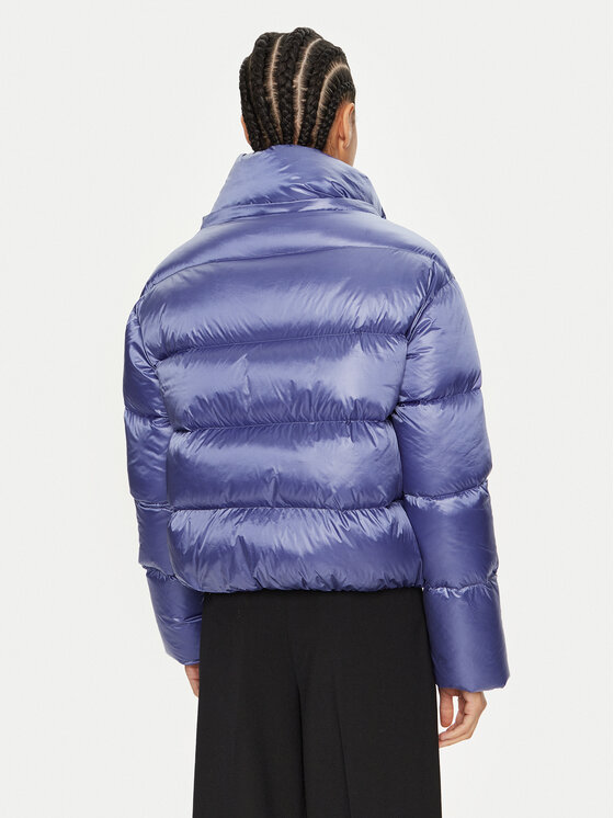 Patrizia Pepe Patrizia Pepe Kurtka puchowa 2O0050 A9M0 Fioletowy Regular Fit