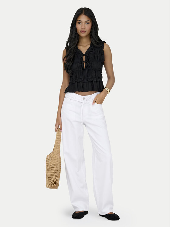 ONLY ONLY Jeans Gianna 15363227 Bianco Balloon Fit