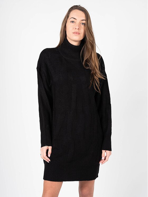 Silvian Heach Silvian Heach Φόρεμα καθημερινό PGA22087VE Μαύρο Oversize