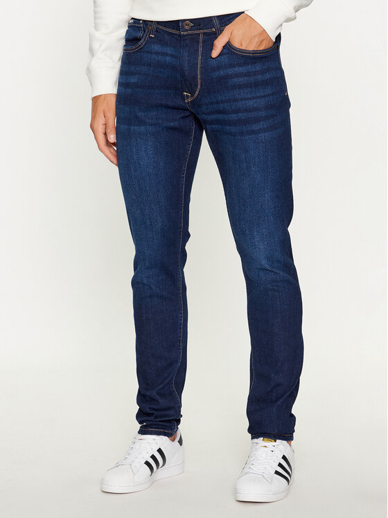 Pepe Jeans Džínsy Finsbury PM206321 Tmavomodrá Skinny Fit