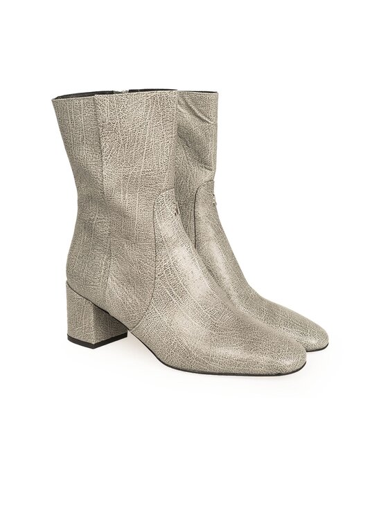 Patrizia Pepe Patrizia Pepe Kozačky 2V9218/A8J7 Šedá