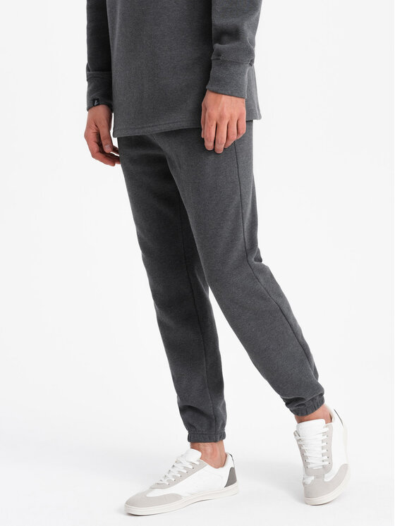 Ombre Ombre Tepláková souprava Z71 Šedá Regular Fit
