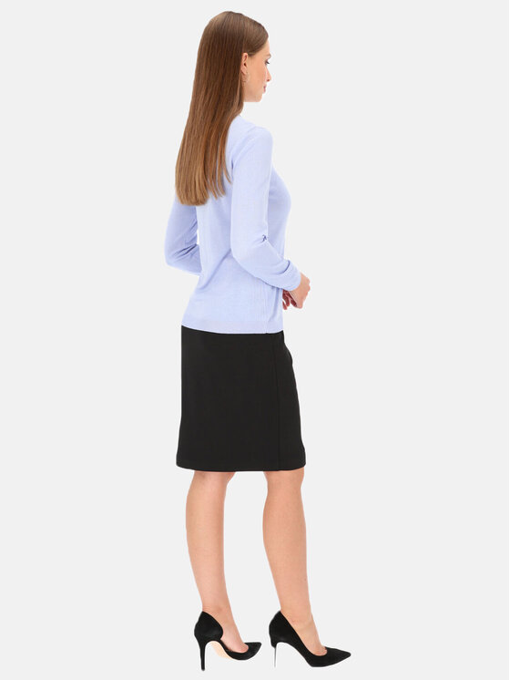 Potis & Verso Potis & Verso Sweter Mai Niebieski Slim Fit