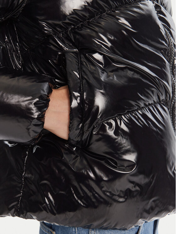 PINKO PINKO Geacă de iarnă Caban 101598 A2P7 Negru Regular Fit