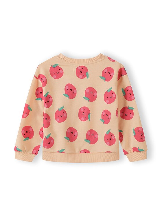 minoti minoti Bluza 30FLEECE105 Biały Regular Fit