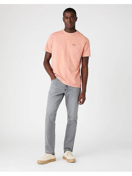 Wrangler Wrangler Jeansy TEXAS TAPER Szary Slim Fit