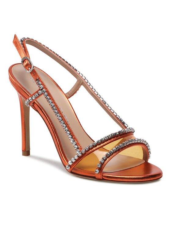 Stuart Weitzman Stuart Weitzman Sandali Mondrian Glam 100 Sa SC242 Oranžna