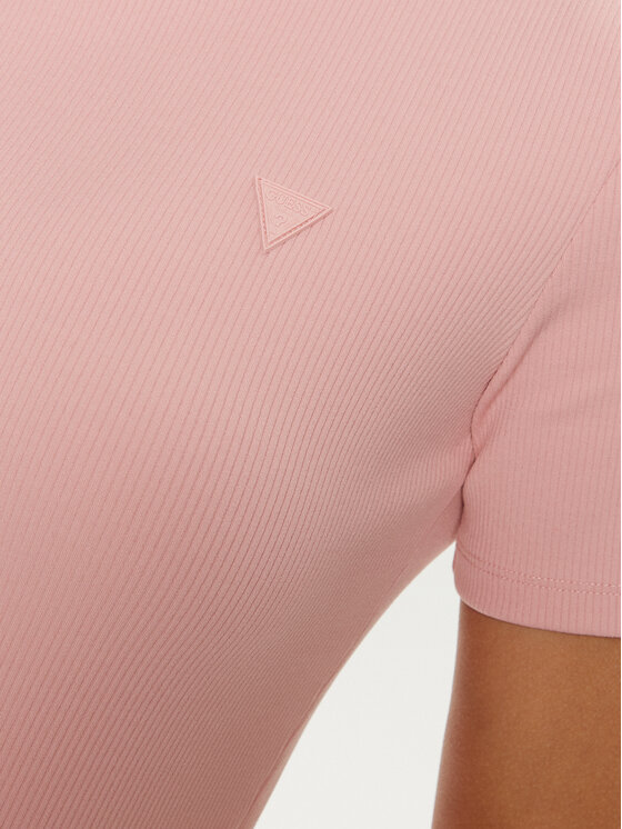 Guess Guess Тишърт V5RI04 KCLH0 Розов Regular Fit